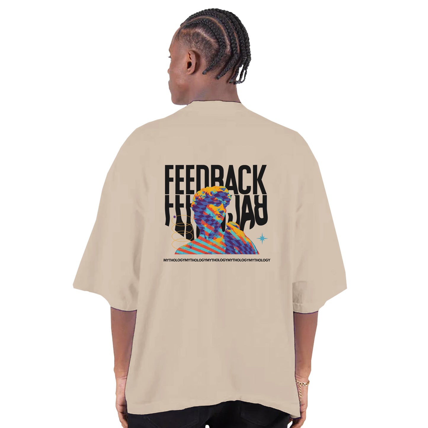 Men's FEEDBACK Oversized  T-Shirt | Shaka Wear SHGDD