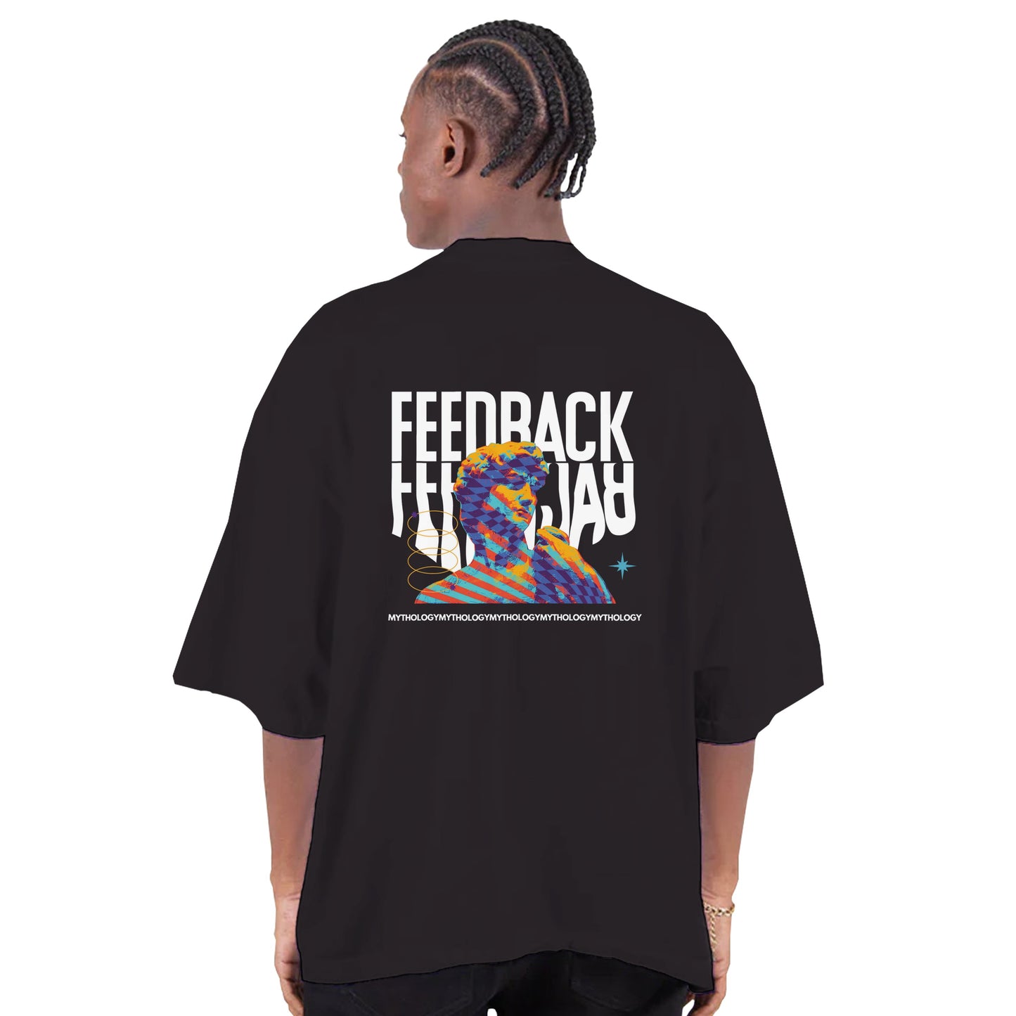 Men's FEEDBACK Oversized  T-Shirt | Shaka Wear SHGDD