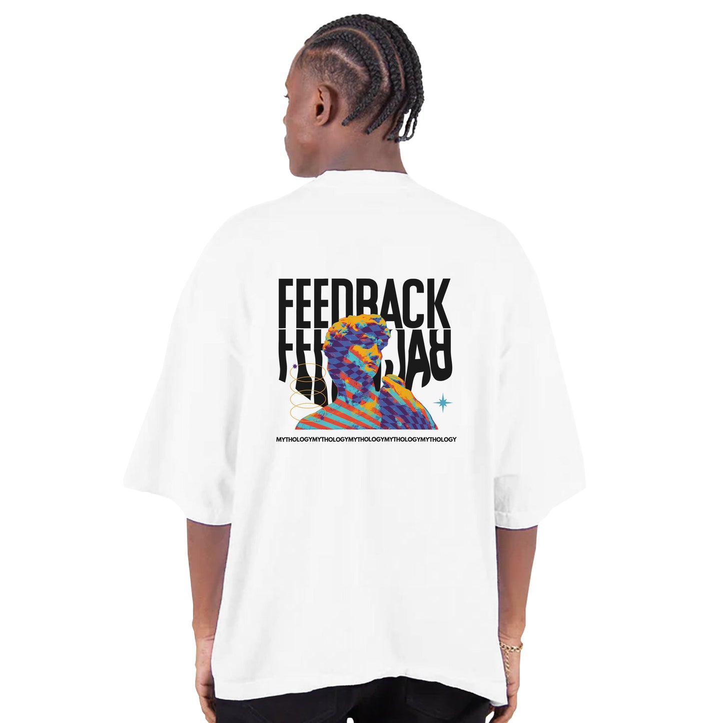 Men's FEEDBACK Oversized  T-Shirt | Shaka Wear SHGDD